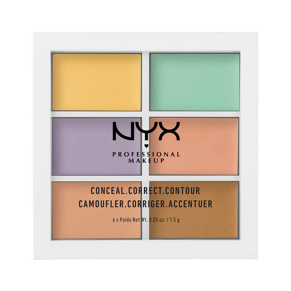 NYX Professional Makeup - NYX Professional MakeUp paleta de correctores Color Correcting Concealer 1,5g