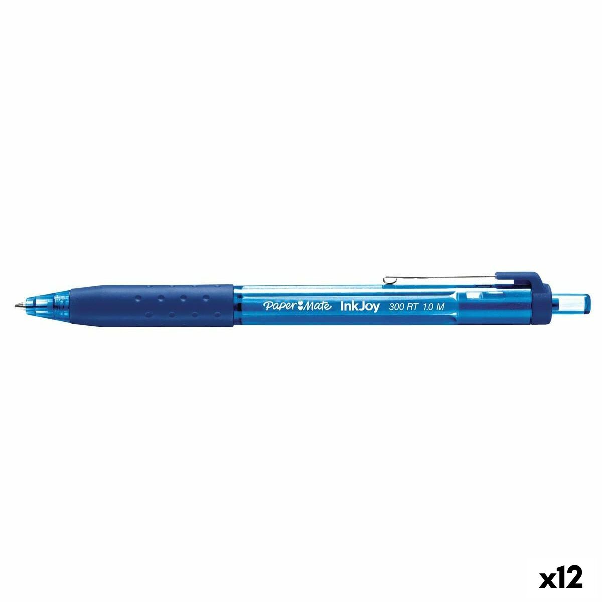 Bolígrafo de gel Pentel Energel XM Klick 0.7 Negro 12 Piezas 