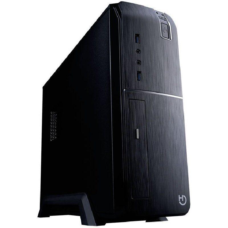 Torre PC Hiditec SLM20 PRO USB 3.0 Negra entrada y salida de audio