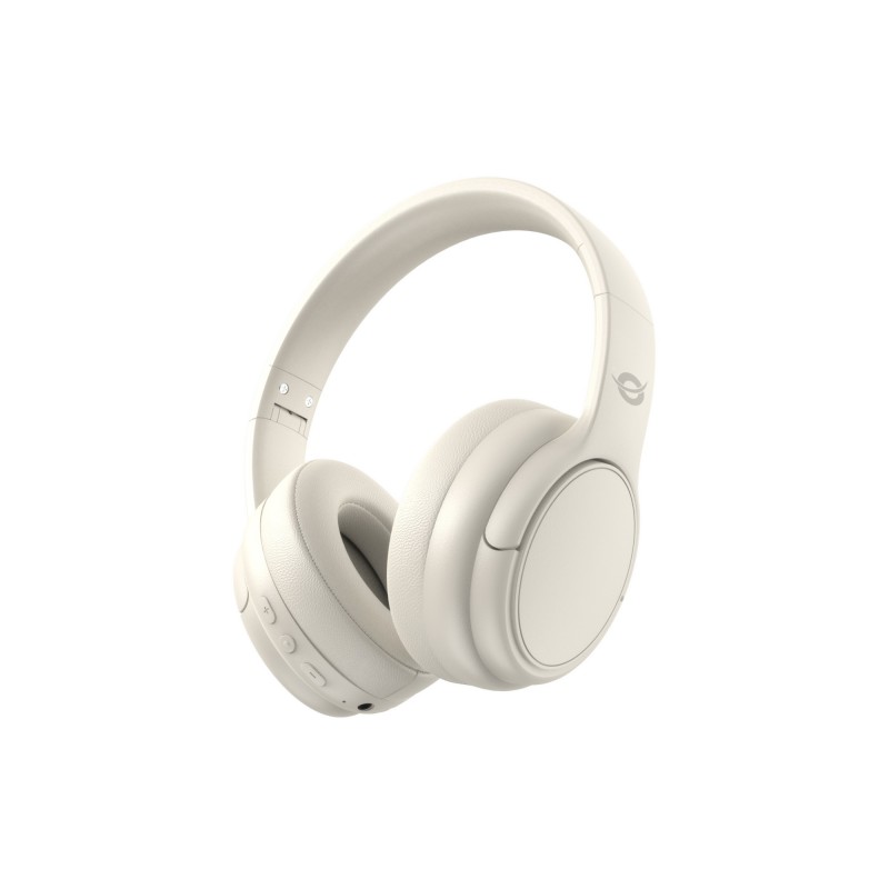 Conceptronic - PARRIS03C auricular y casco Auriculares Inalámbrico y alámbrico Diadema Música Bluetooth Crema de color PARRIS03C