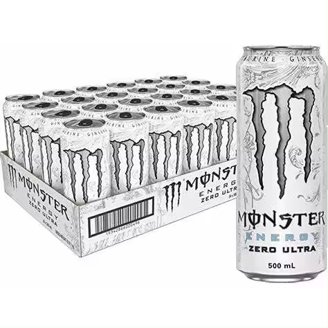 MONSTER  Ultra White Bebida energética sin azúcar,Mango Loco Bebida energética ,Original Bebida energética,Monster Energy Green Zero Azúcar 24*500 ml