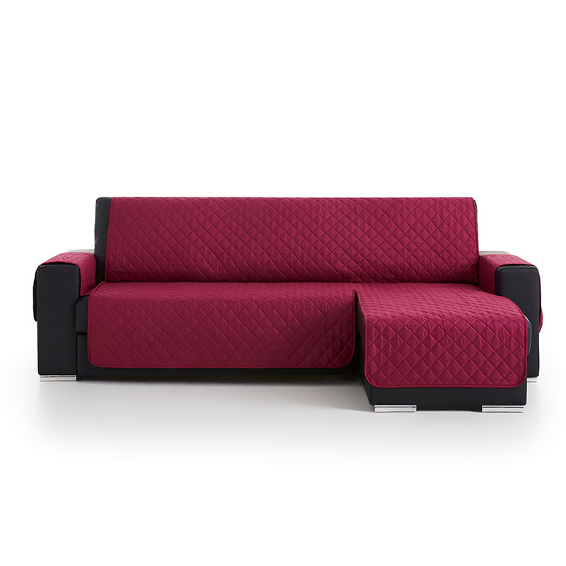 MAXIFUNDAS FUNDAS DE SOFA & CHAISE LONGUE | Modelo Couch Cover | Cubre Sofá Chaise Longue Acolchado Brazo Derecho 240 Cm | Amplia variedad de colores disponible