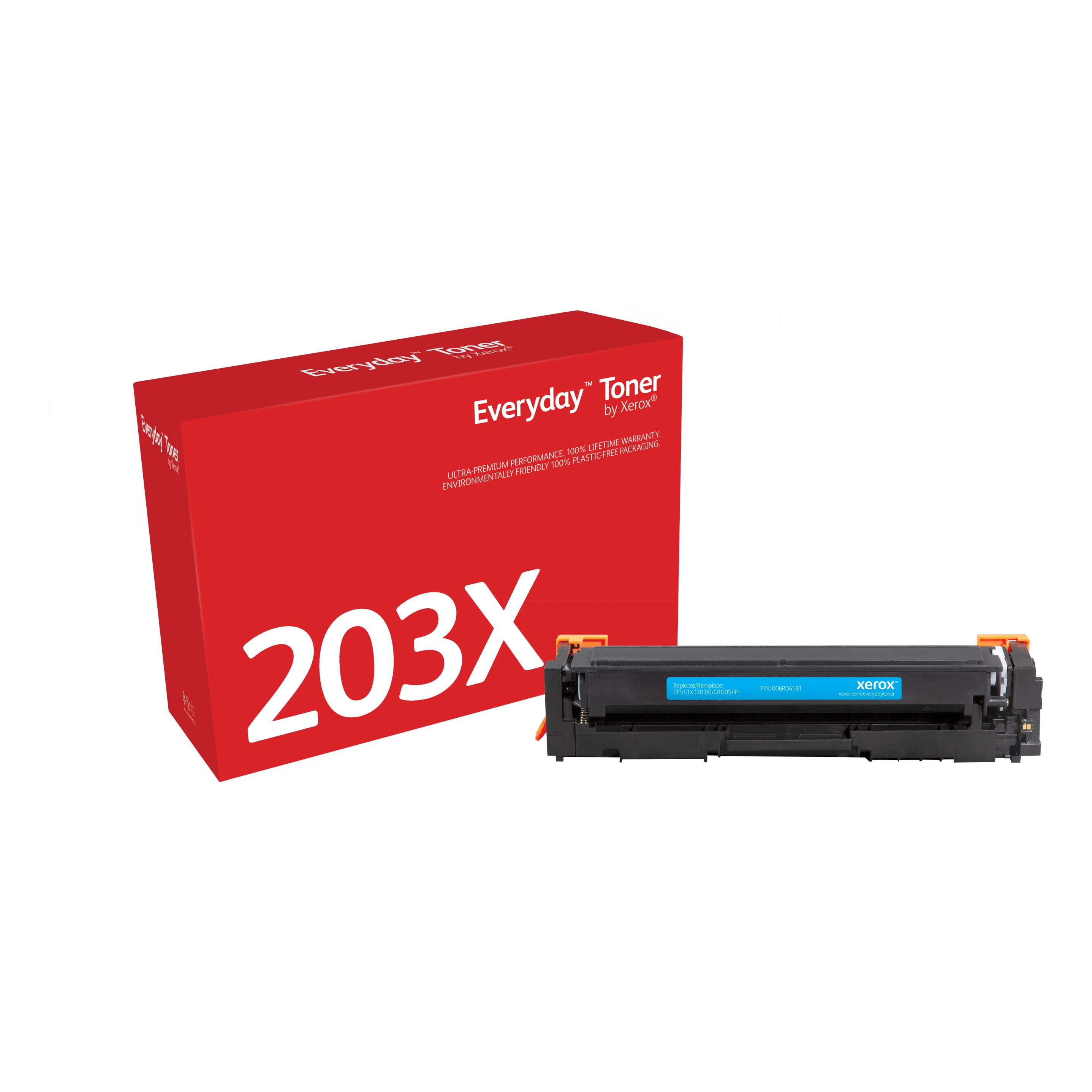 Compatible Everyday Tóner Cian Equivalente a CF541X/CRG-054HC para HP LaserJet MFP M280, HP LaserJet