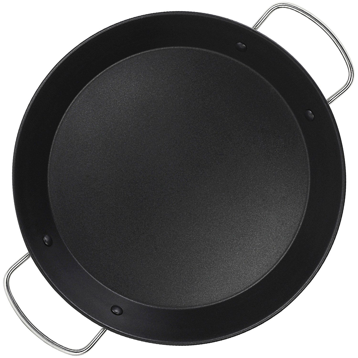 Alza Basic - Paellera Valenciana, Acero Inoxidable 18/10, Todo Tipo de Cocinas, Inducción y Horno, Antiadherente Multicapa Libre de PFOA