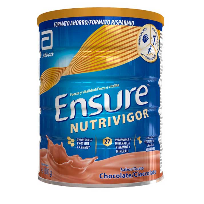 Abbott Ensure Nutrivigor Lata 850G Chocolate
