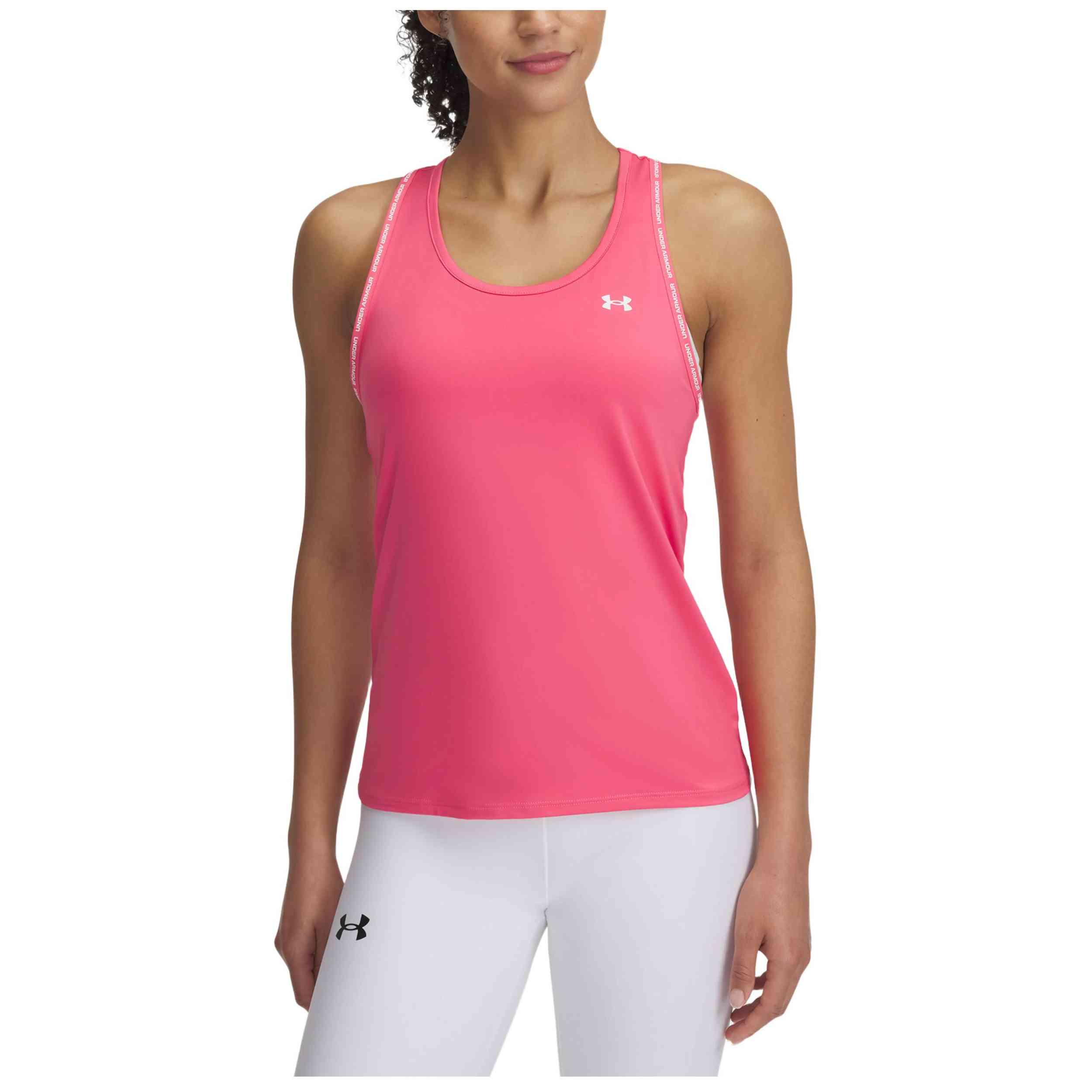 Camiseta De Tirantes Under Armour modelo 1389851-672 para Mujer en color Rosa