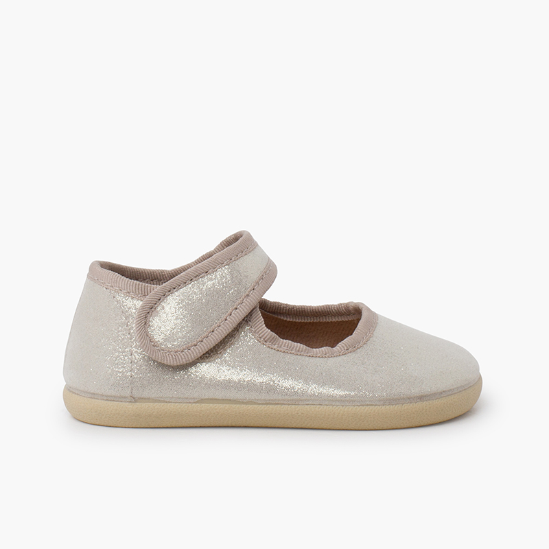 Pisamonas Merceditas barefoot brillo tira adherente