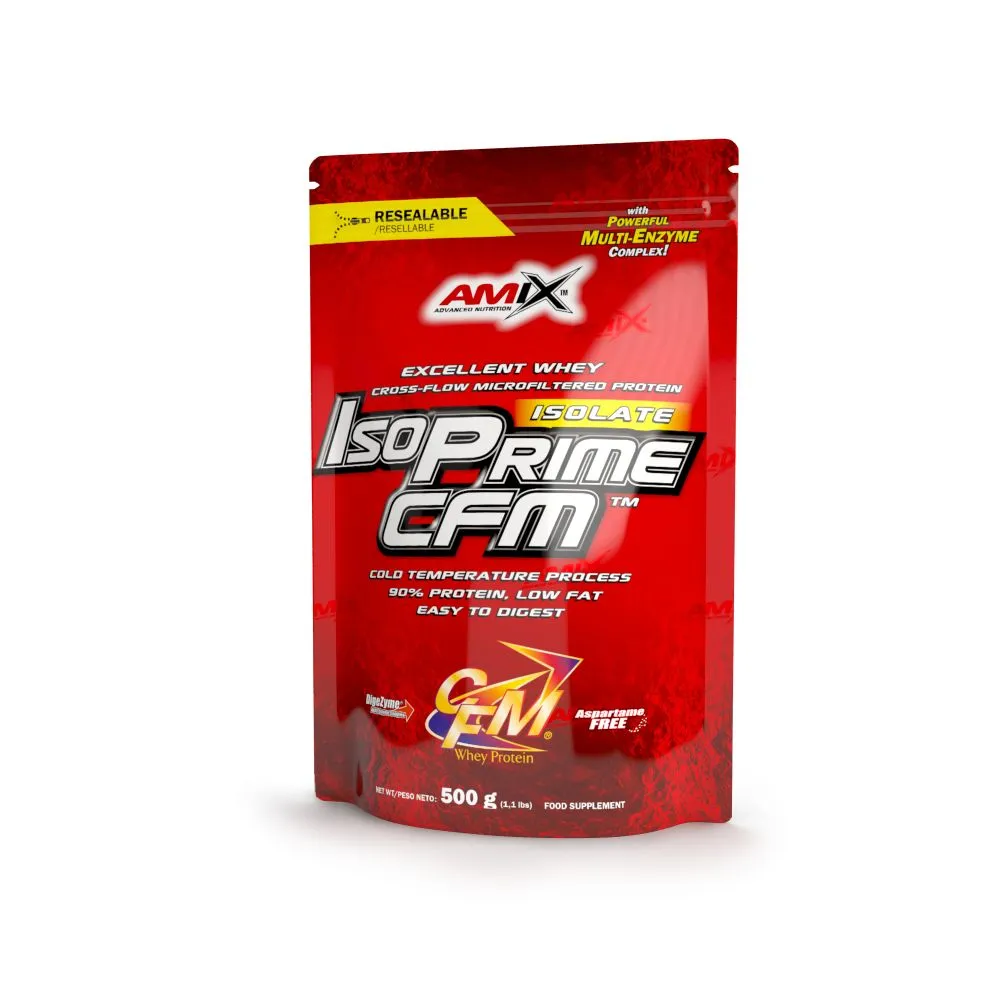 Isoprime CFM Isolate Sabor Cacahuete-Choco, proteína de alta calidad