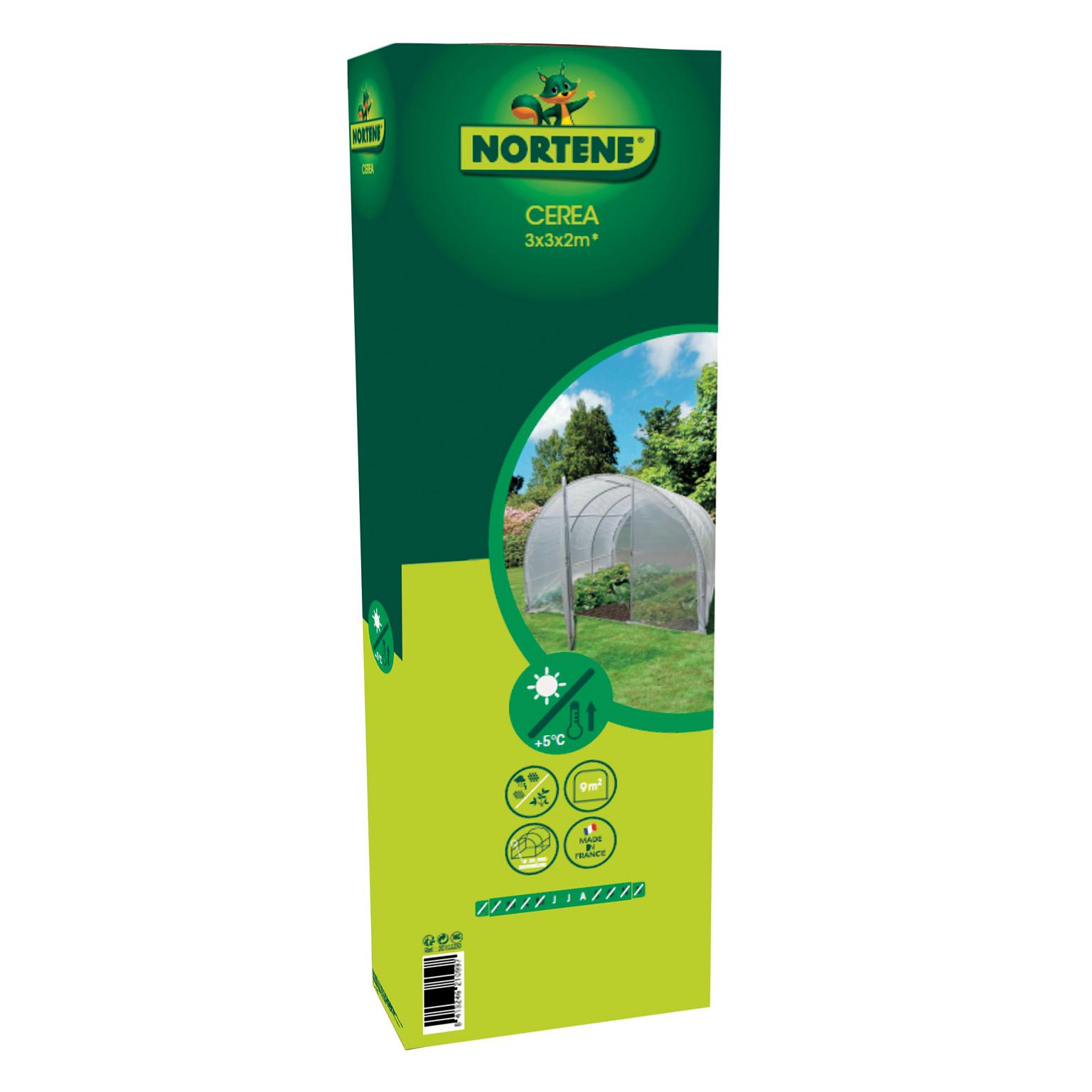 INVERNADERO PARA JARDIN CEREA 3X3X2 M NORTENE