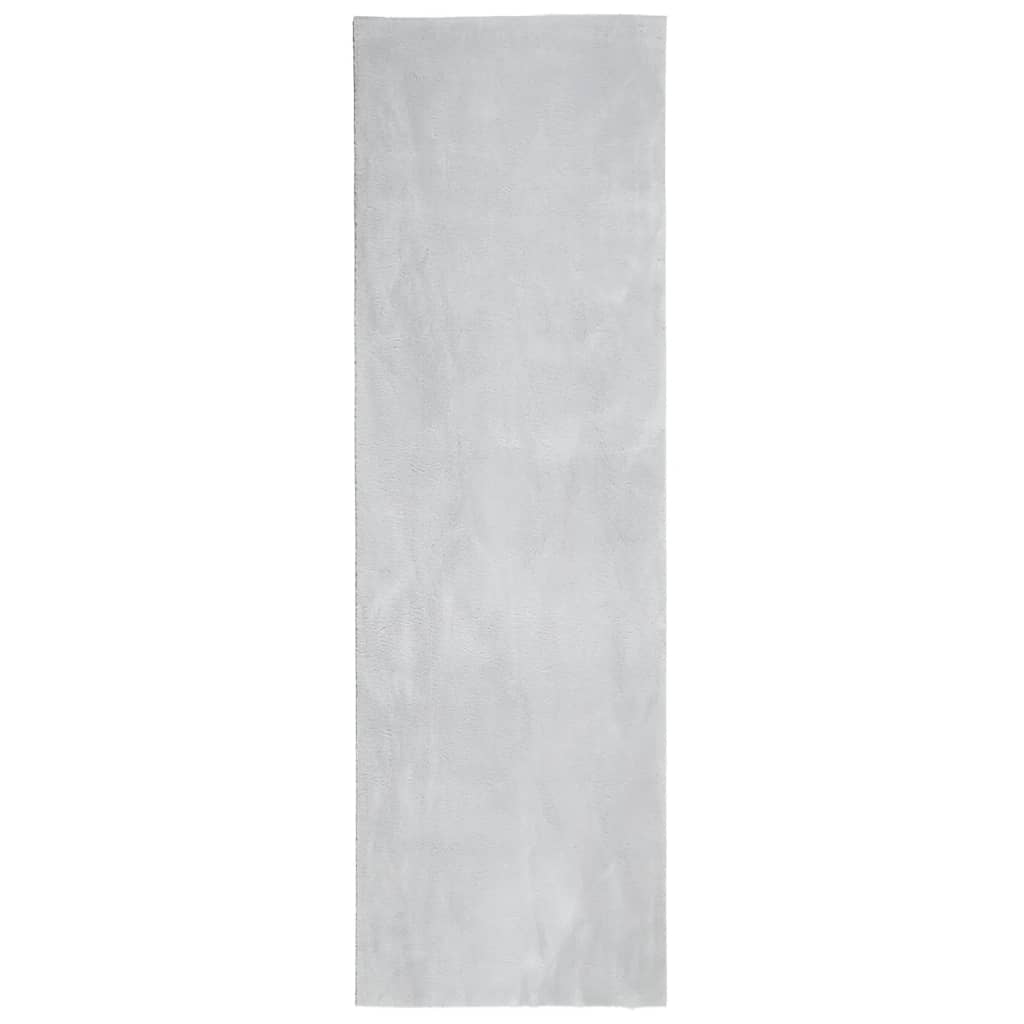 vidaXL Alfombra de pelo corto suave lavable HUARTE 80x250 cm