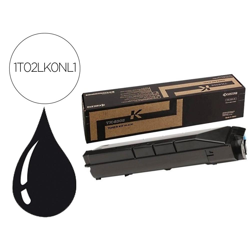 Cartucho de Tinta Liderpapel Toner Kyocera TK 8305K Negro 25000 Páginas