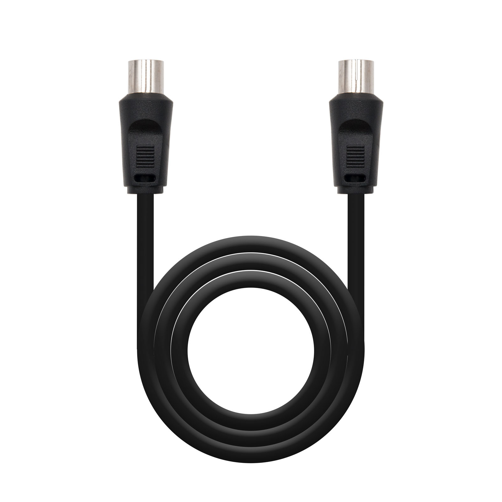 Nanocable 10.26.0202 cable coaxial 9.5 mm 9,5 mm 1,8 m Negro