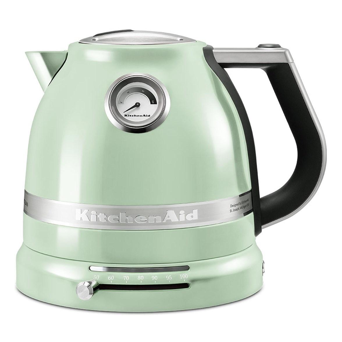KitchenAid 5KEK1522EPT tetera eléctrica 1,5 L 2400 W Negro, Verde, Acero inoxidable