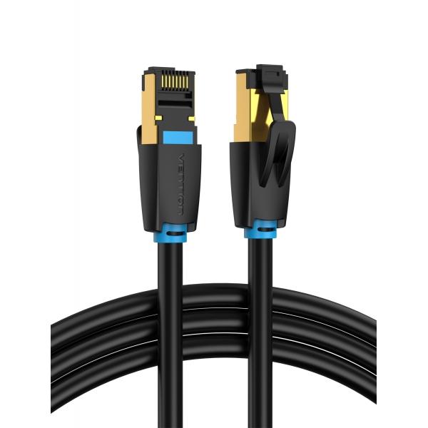 Vention cable de red sftp rj45 cat.8 - 5m - color negro