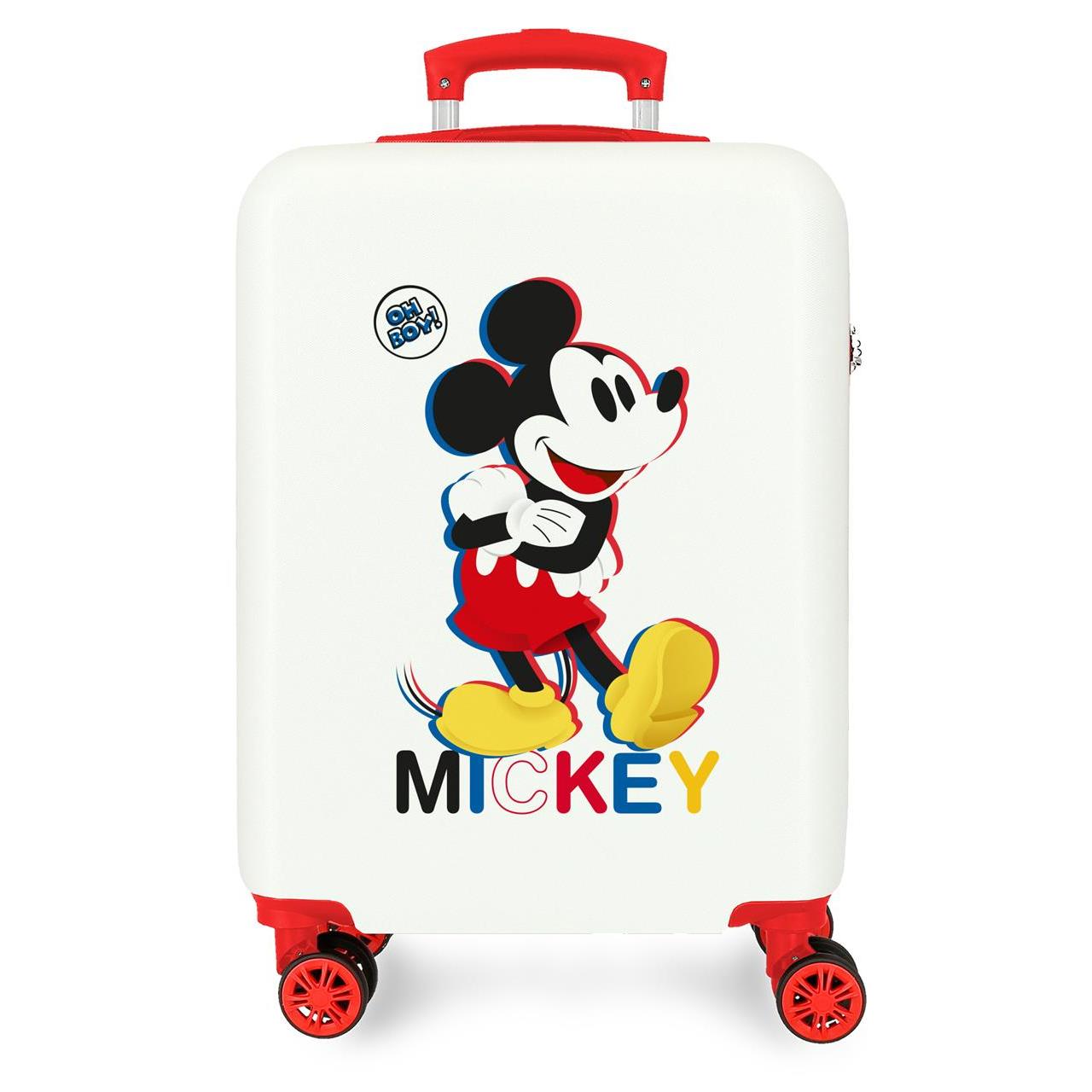Disney Minnie Maleta De Cabina ABS Rígida Mickey Y Minnie Colors 55cm