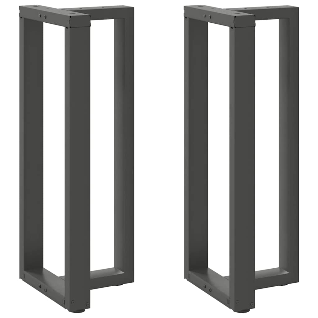 vidaXL Patas para mesa de bar en forma de T (2 unidades) 50 x 35 x (100-101) cm, acero