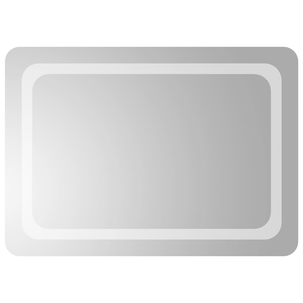 vidaXL Espejo de Baño con LED Tocador Ducha Cuarto Mueble Adorno Dimensiones 40 x 60 cm,  40 x 70 cm,  50 x 80 cm y mas