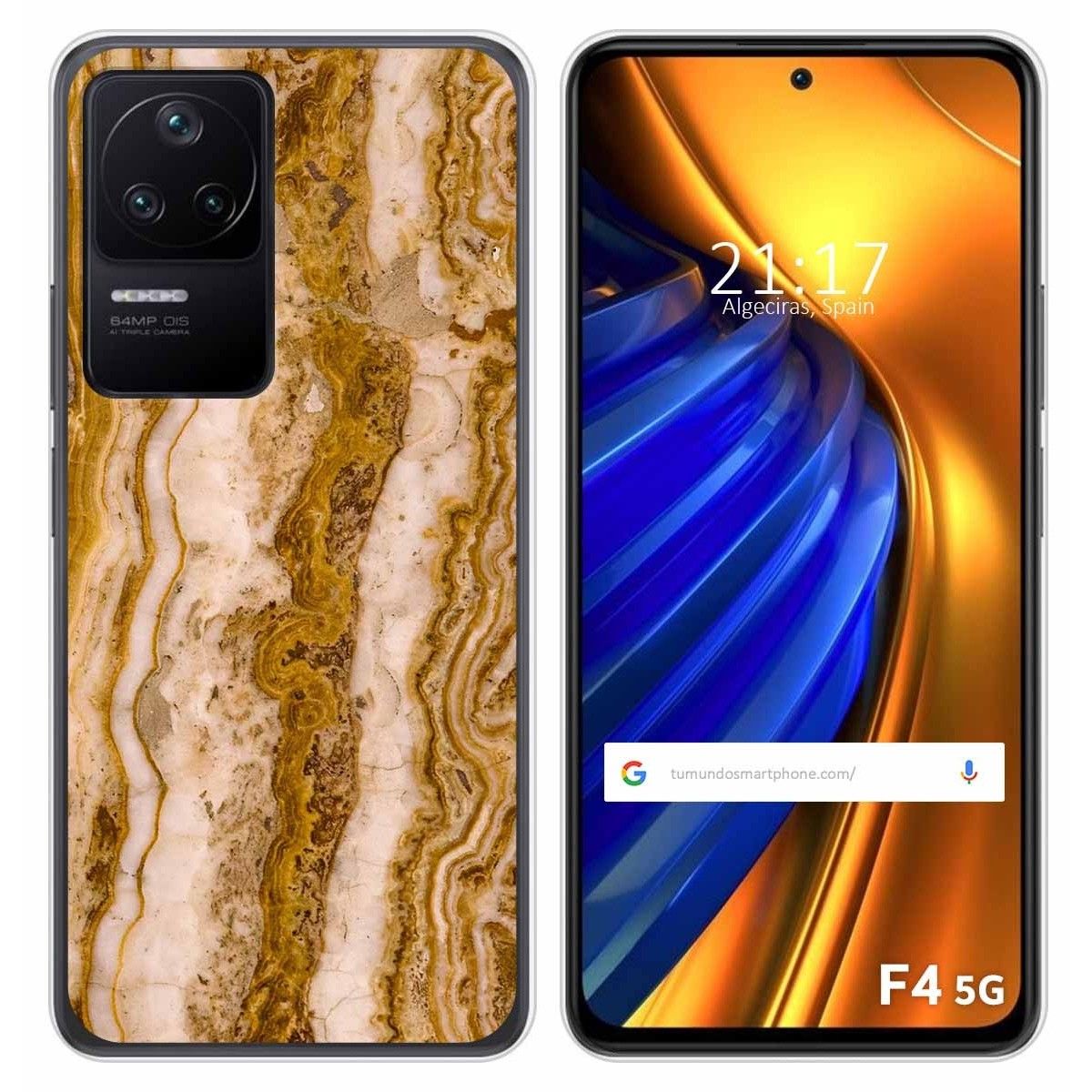 Funda Silicona para Xiaomi Poco F4 5G diseño Mármol 10 Dibujos