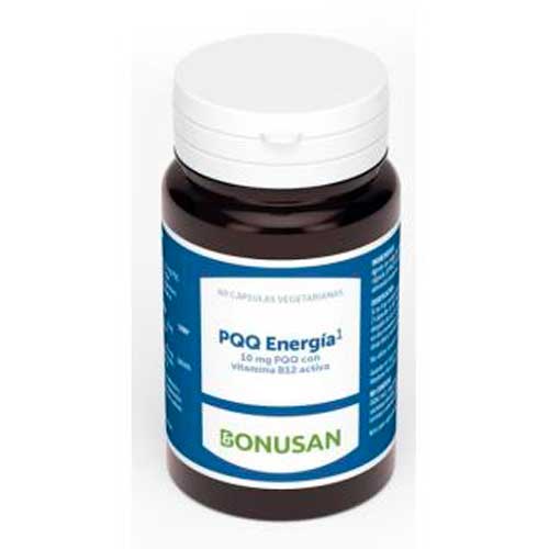 Bonusan Pqq Energia 60Cap - Combina PQQ y Vitamina B12