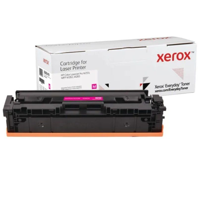 Magenta Toner Everyday, HP W2213X compatible, Xerox 006R04199, high capacity, 2450 pages, offers great value with a lifetime warranty and exceptional image quality for reliable printing.