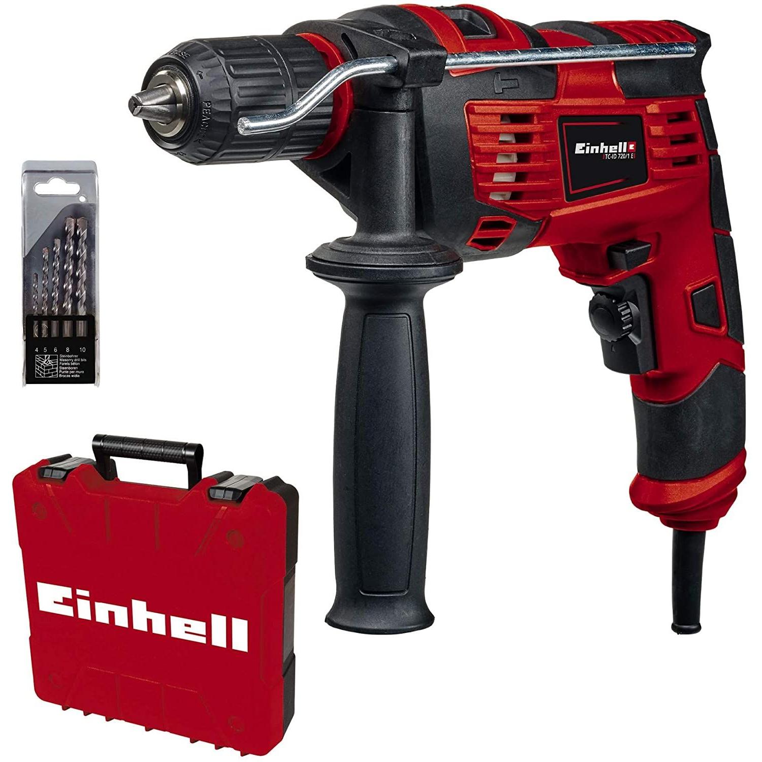 Einhell Kit Taladro percutor TC-ID 720/1 E 720W