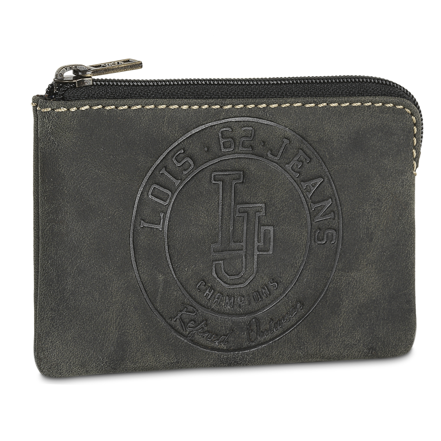 Lois - Monedero Hombre Pequeño - Carteras Para Hombre Piel Genuina - Monedero Mujer - Billeteras Para Hombre. Cartera Tarjetero Hombre Con Llavero Incluido - Cartera Hombre Con RFID 203102
