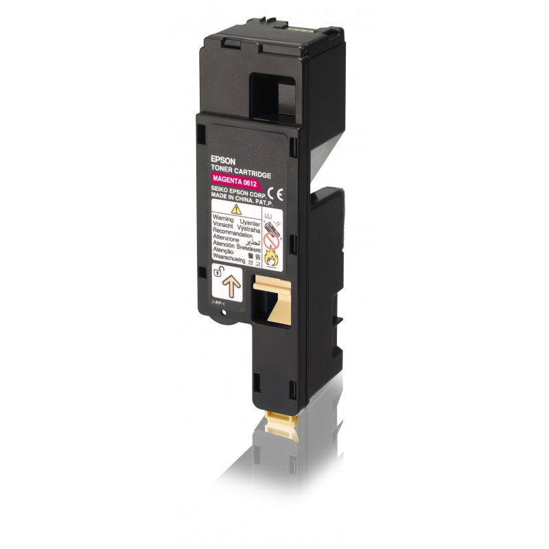 Epson - Cartucho de tóner magenta alta capacidad 1.4k C13S050612
