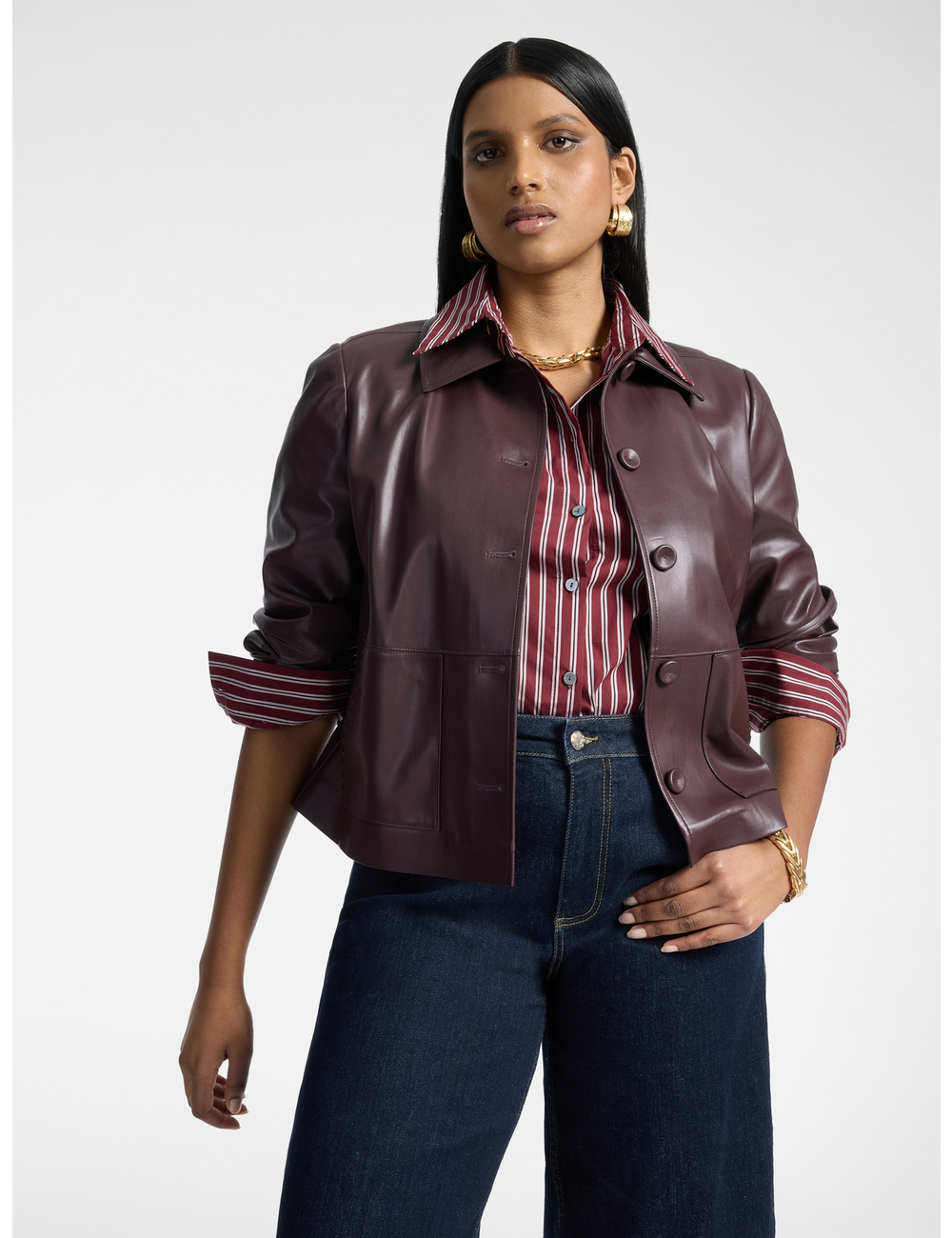 Elena Mirò - Chaqueta de tejido revestido
