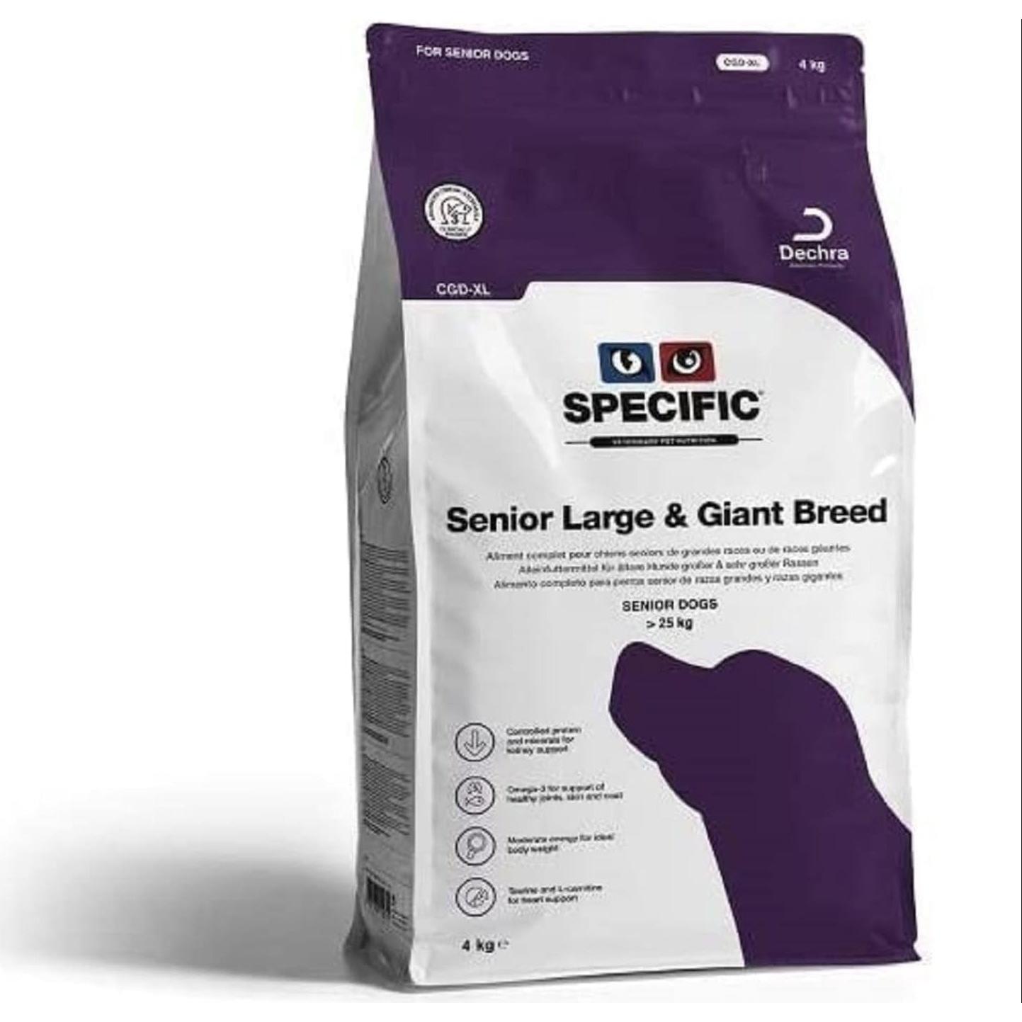 Specific  Dechra CGD-S Senior Small Breed 7 kg – Pienso para Perros Pequeños Mayores (Formato Ahorro)