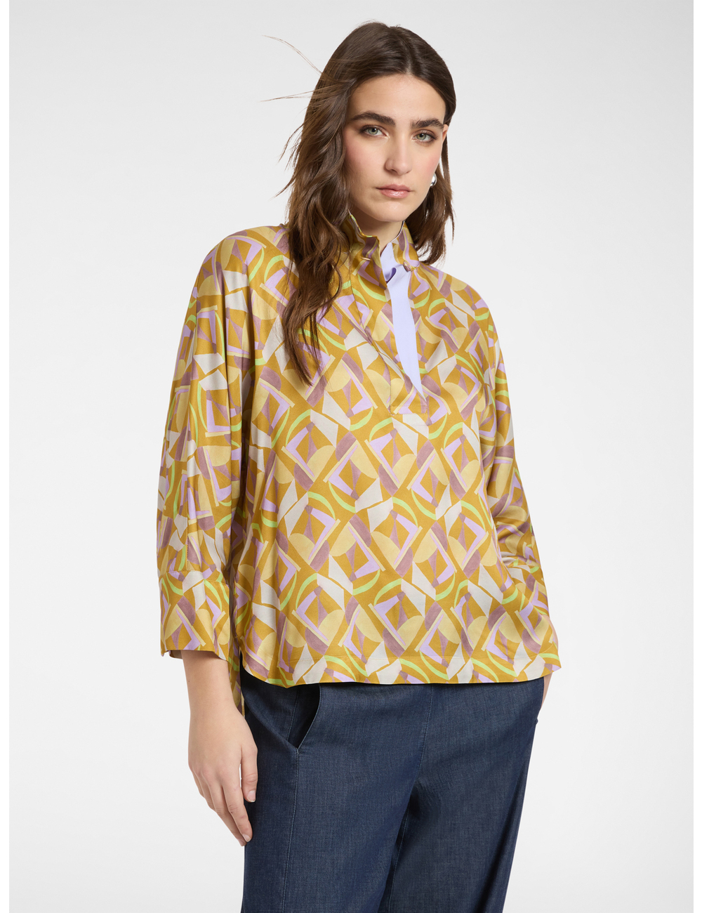 Elena Mirò - Blusa de viscosa estampada