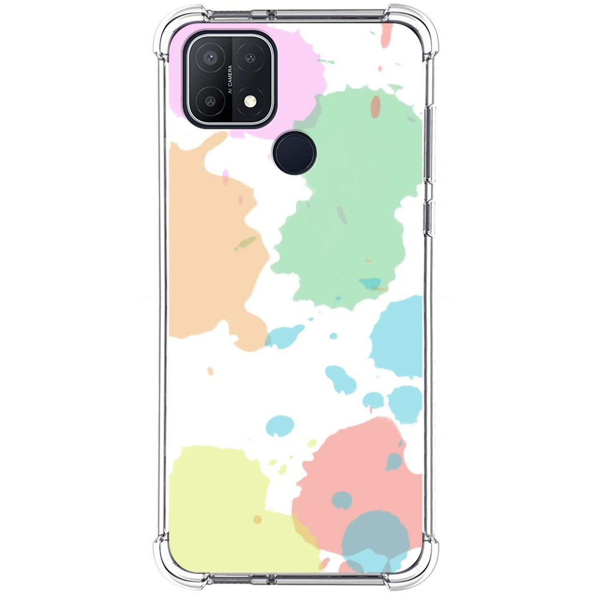 Funda Silicona Antigolpes para Oppo A15 diseño Acuarela 05 Dibujos