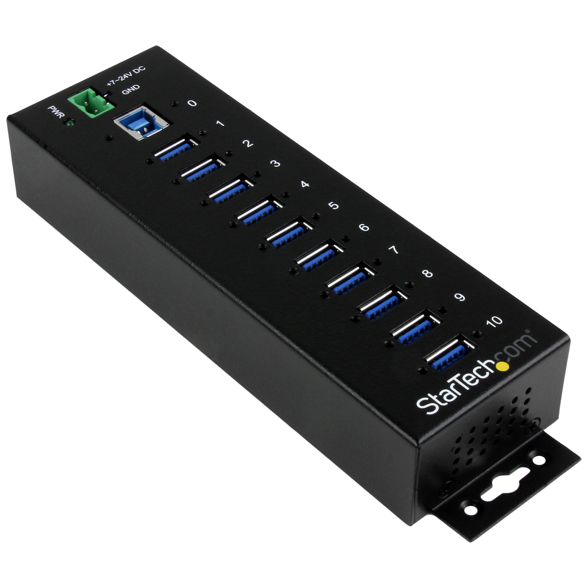 StarTech.com Concentrador Industrial USB 3.0 de 10 Puertos