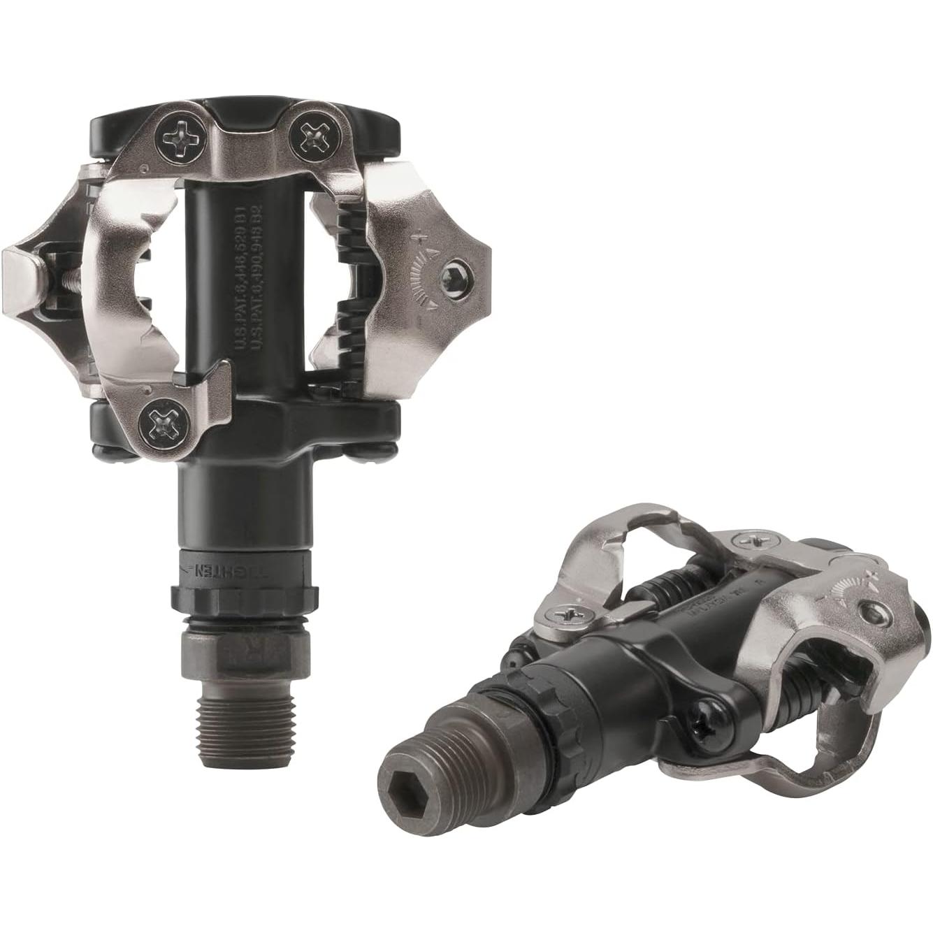 Pedales De Mtb, Shimano, M520, Spd, Negro Para Bicicleta De Montaña Y Spinning