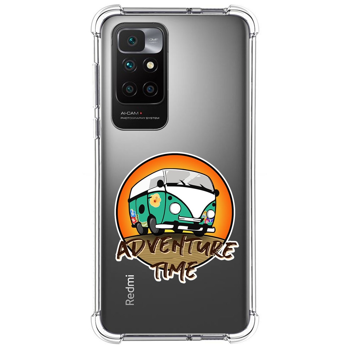 Funda Silicona Antigolpes para Xiaomi Redmi 10 (2021/2022) diseño Adventure Time Dibujos