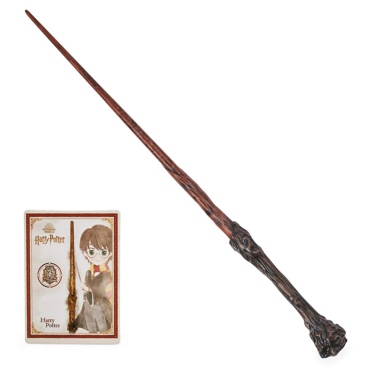 SPIN MASTER - WIZARDING WORLD - VARITA HARRY POTTER DELUXE DE 30 CM CON TARJETA DE HECHIZO - 6062056 - Harry Potter Regalos - Juguetes Niños 6 Años + - Regalo Niño 6 Años +
