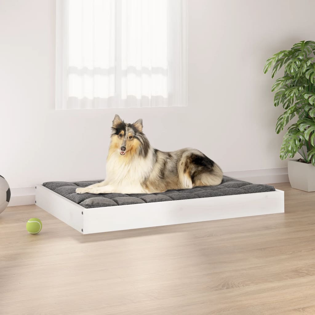vidaXL Cama para Perros 91,5x64x9 cm Mascotas Gatos Color Natural,  Blanco,  Negro y mas