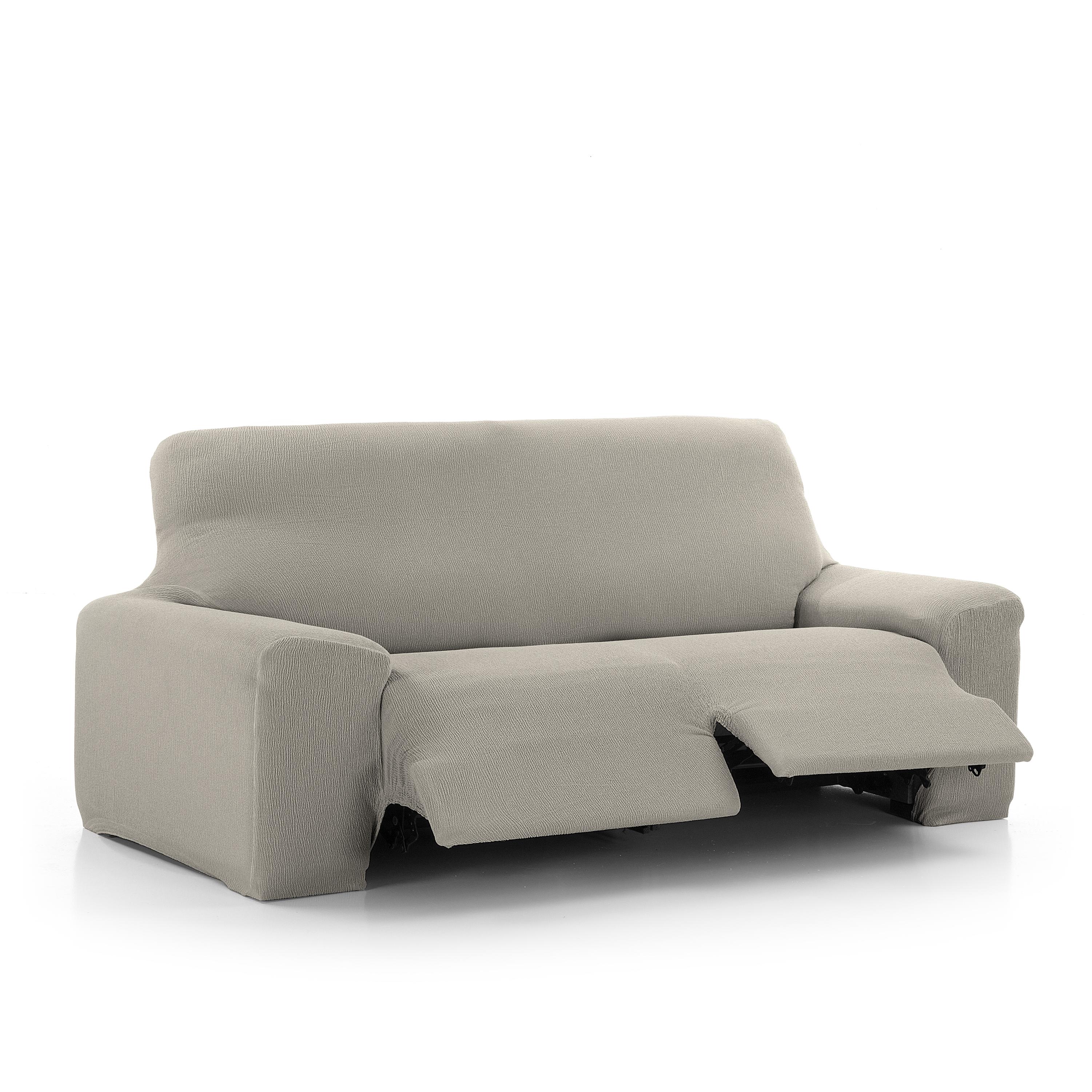 NORDIC HOME Funda de Sofá Elástica 3 Plazas Relax Vera Antracita