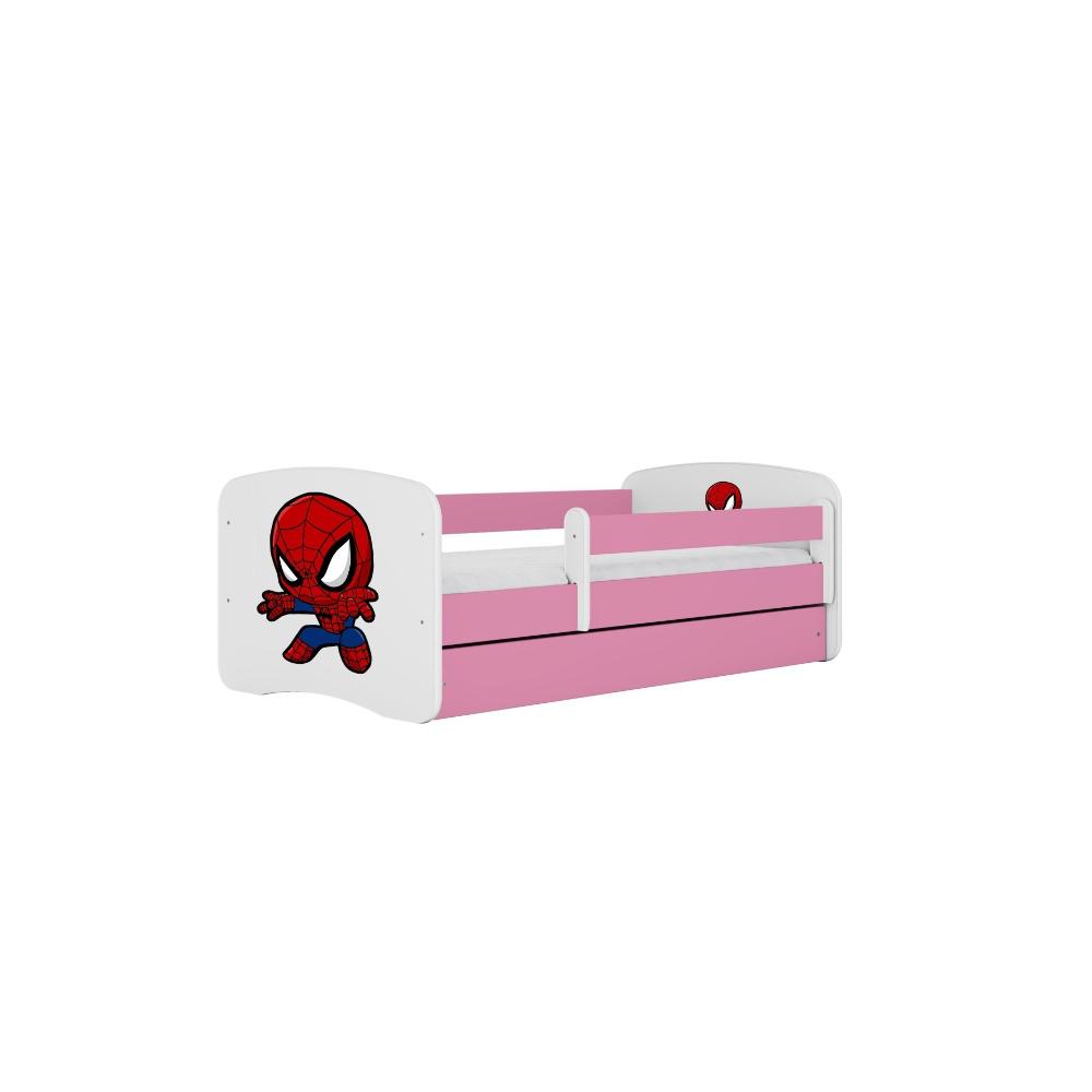 Cama 180 x 80 cm Kocot Kids BabyDreams Spiderman Pink