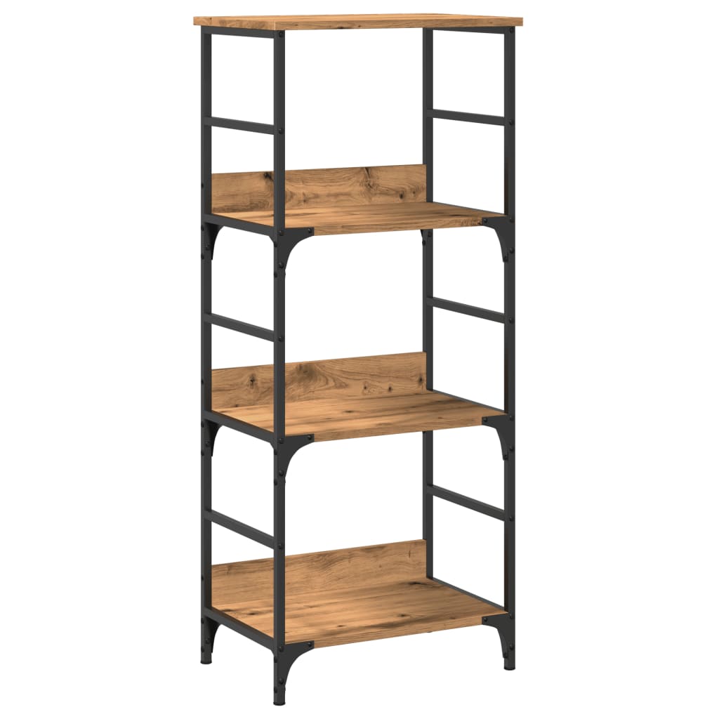 vidaXL Estantería de madera de ingeniería 50x33x117,5 cm Multicolor