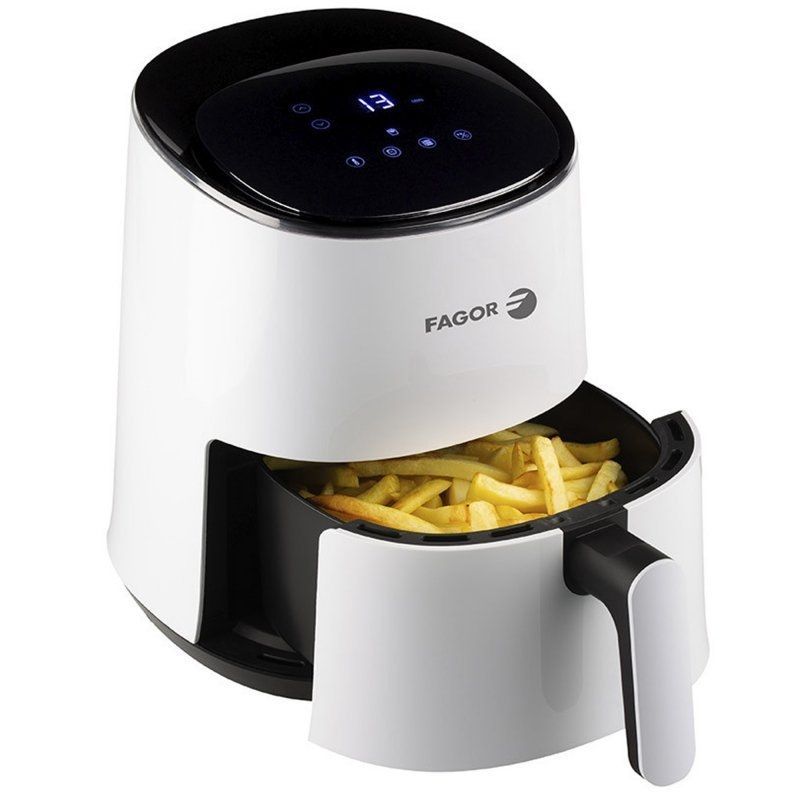 Freidora por Aire / Sin Aceite Fagor Naturfry Compact FGE25D01/ 1450W/ Capacidad 2.5L