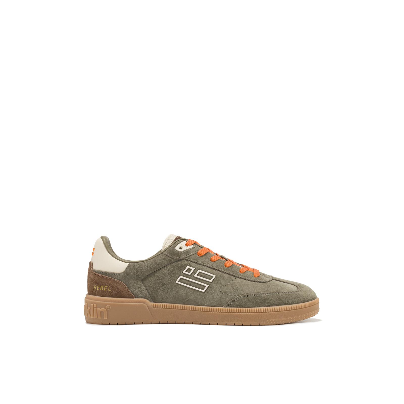 D.Franklin Zapatillas Deportivas de Hombre de Piel Con Forro Técnico Rebel Basic Flag   - Zapatillas de vestir para Hombre - Moda casual Hombre