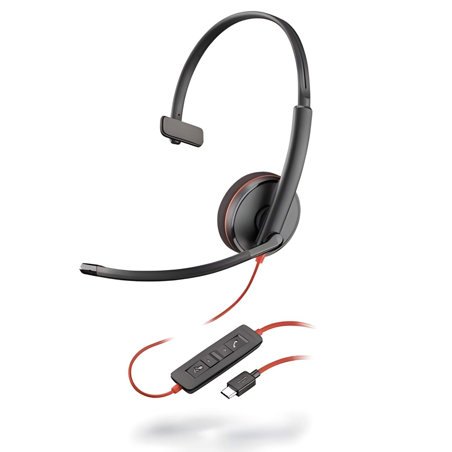 Auriculares Gaming Poly Blackwire C3210 USB-C de Alta Calidad