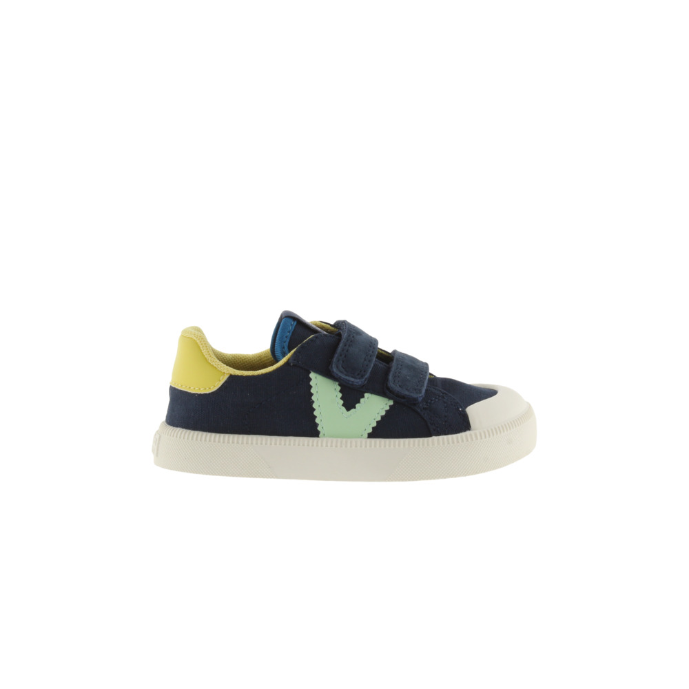 Victoria Oliver Zapatillas respetuosas barefoot multicolor de lona con tiras adherentes 1356104