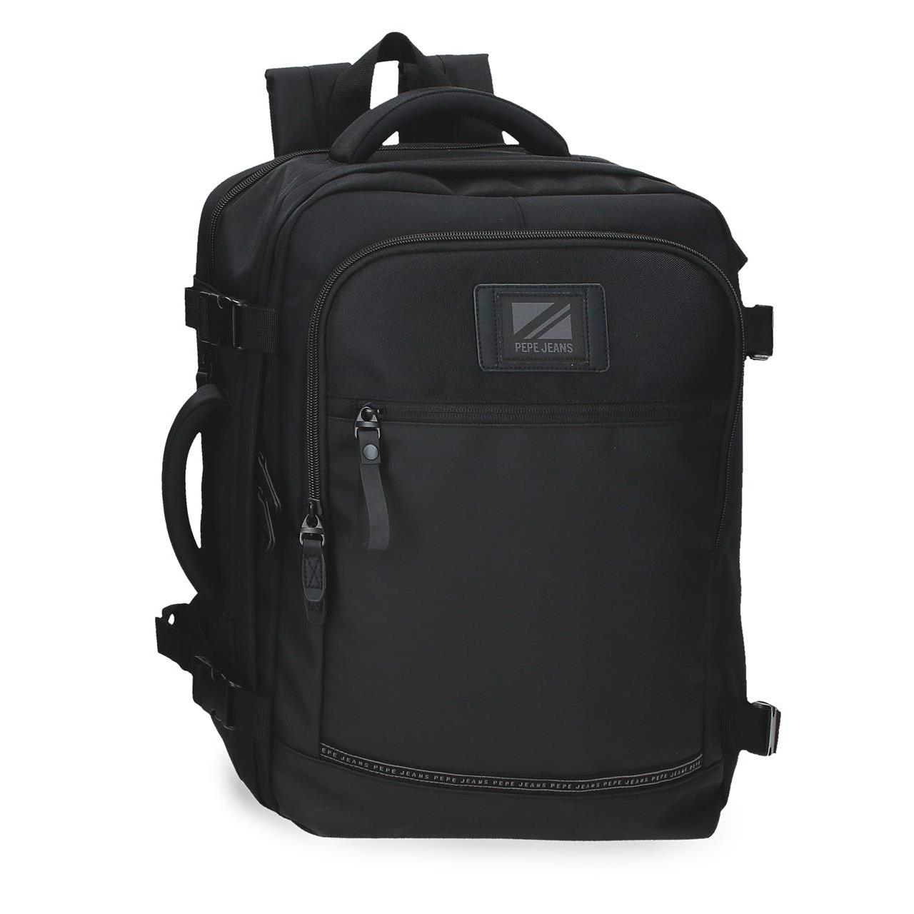 Mochila de viaje Pepe jeans Stratford negro