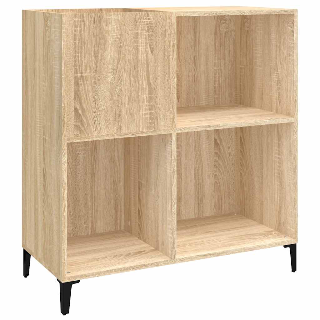 vidaXL Mueble para discos madera contrachapada 84,5x38x89 cm Multicolor