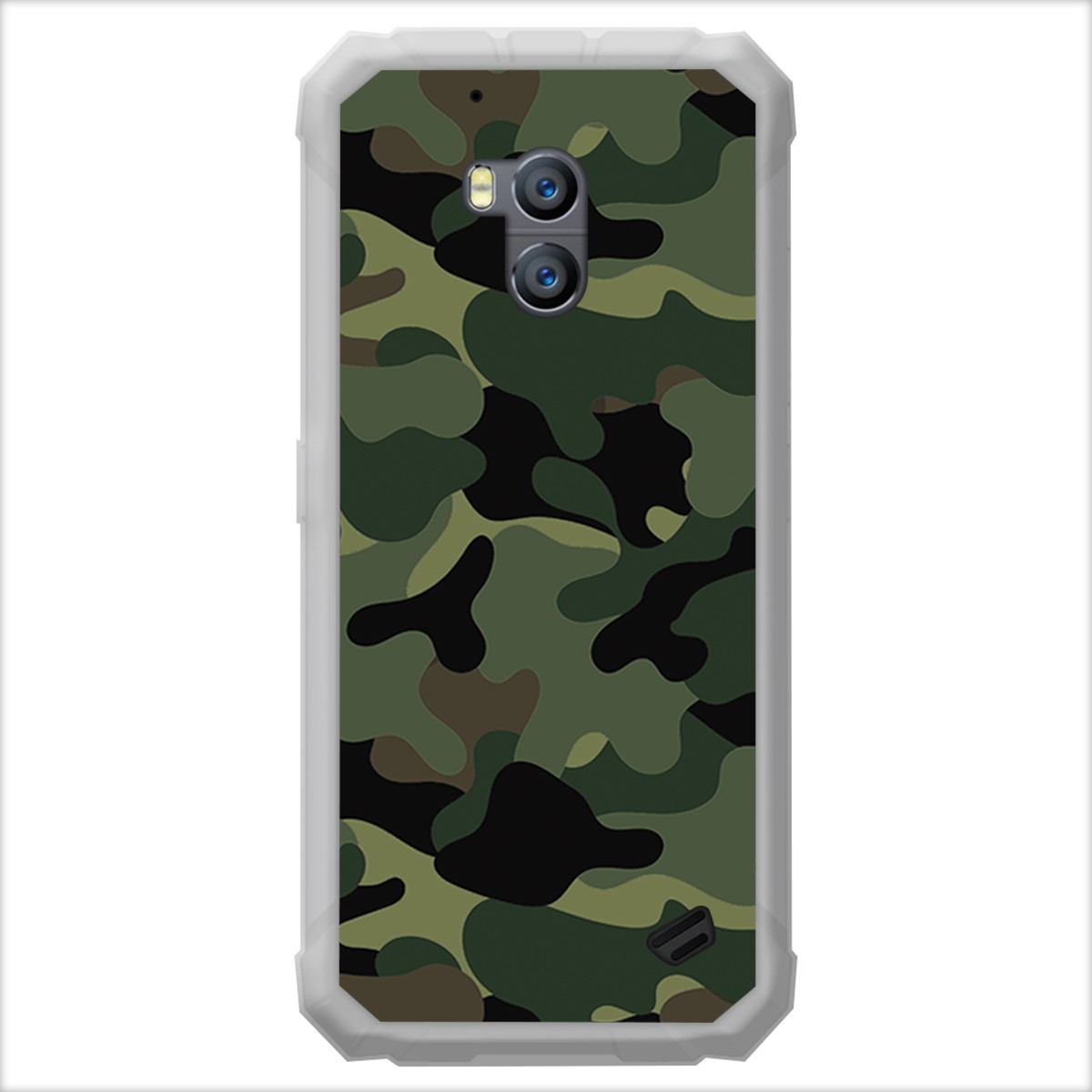 Tumundosmartphone Funda Gel Tpu para Ulefone Armor X2 diseño Camuflaje Dibujos