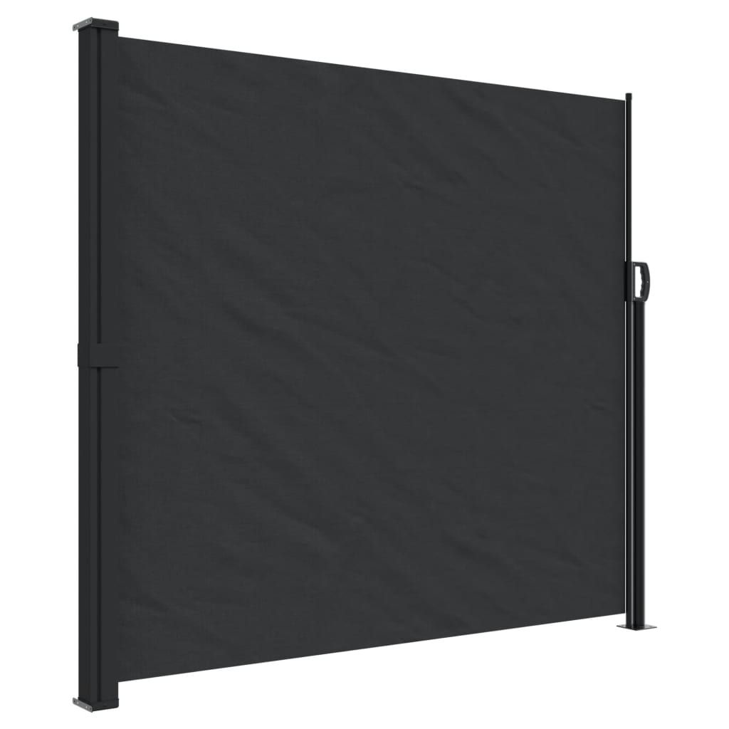 vidaXL Toldo lateral retráctil 180x500 cm Color Negro, Crema, Azul