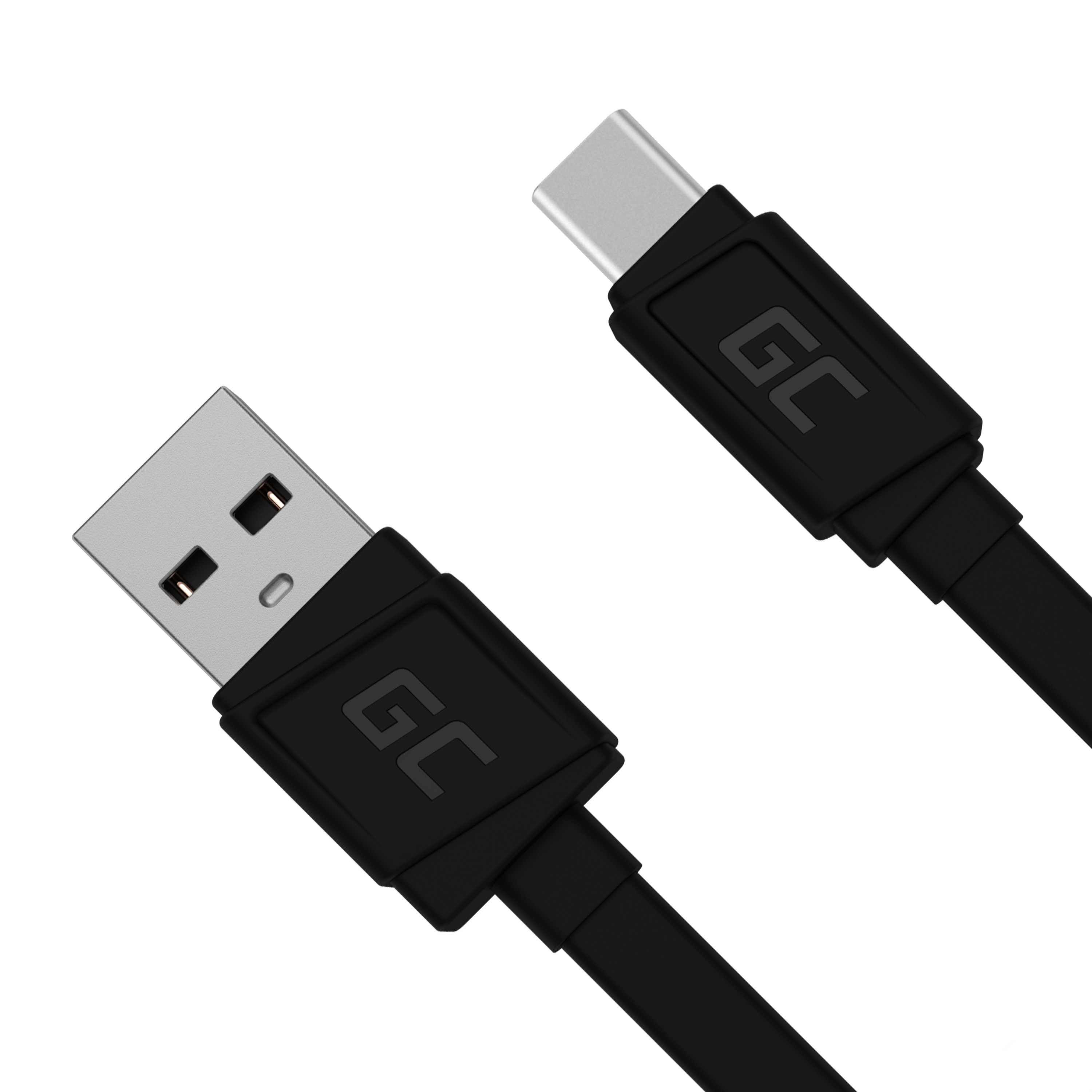 Green Cell Cable USB C GC Ray LED | Carga Rápida | Alta Calidad