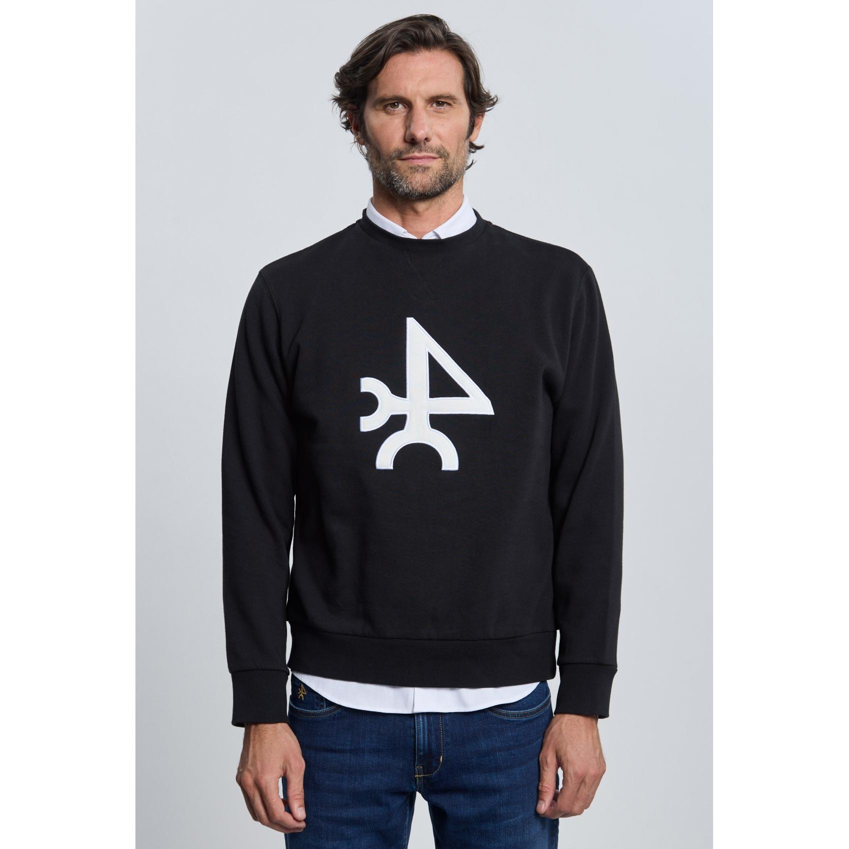 Sudadera logo Valecuatro negra