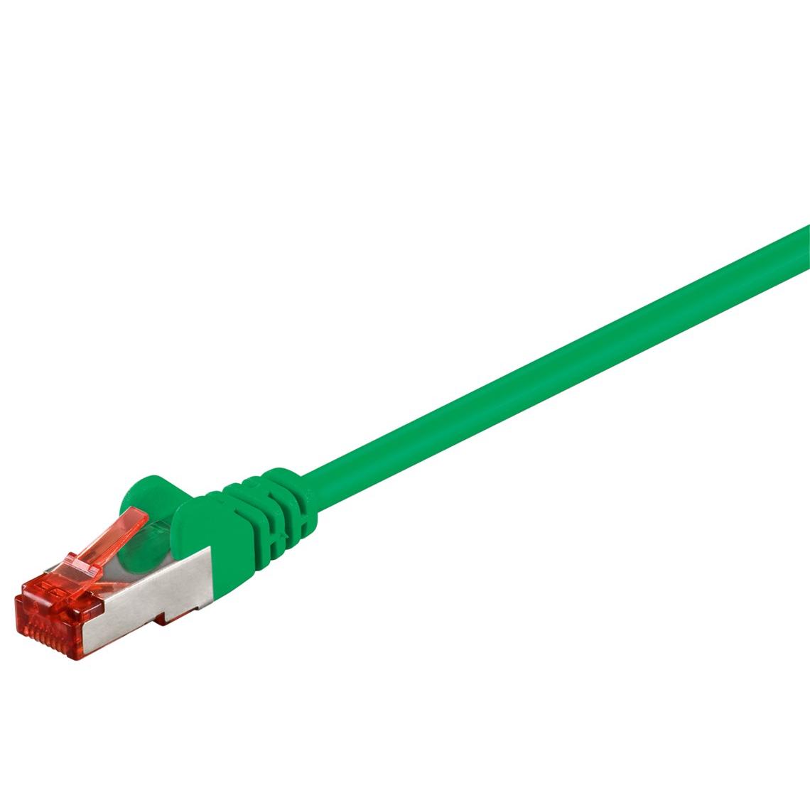 Goobay 68290 cable de red Verde 2 m Cat6 S/FTP (S-STP)